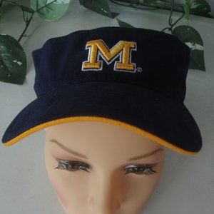 Michigan University Visor Maize and Blue Child/Infant size